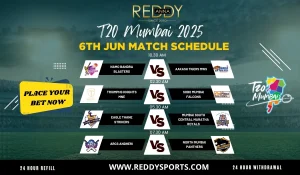 T20 Mumbai 2025 Reddy Anna