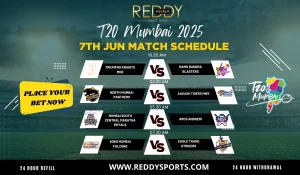 T20 Mumbai 2025 jun 7 reddy anna