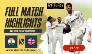 India Tour of England 2025 Test Series Recap by Reddy Anna